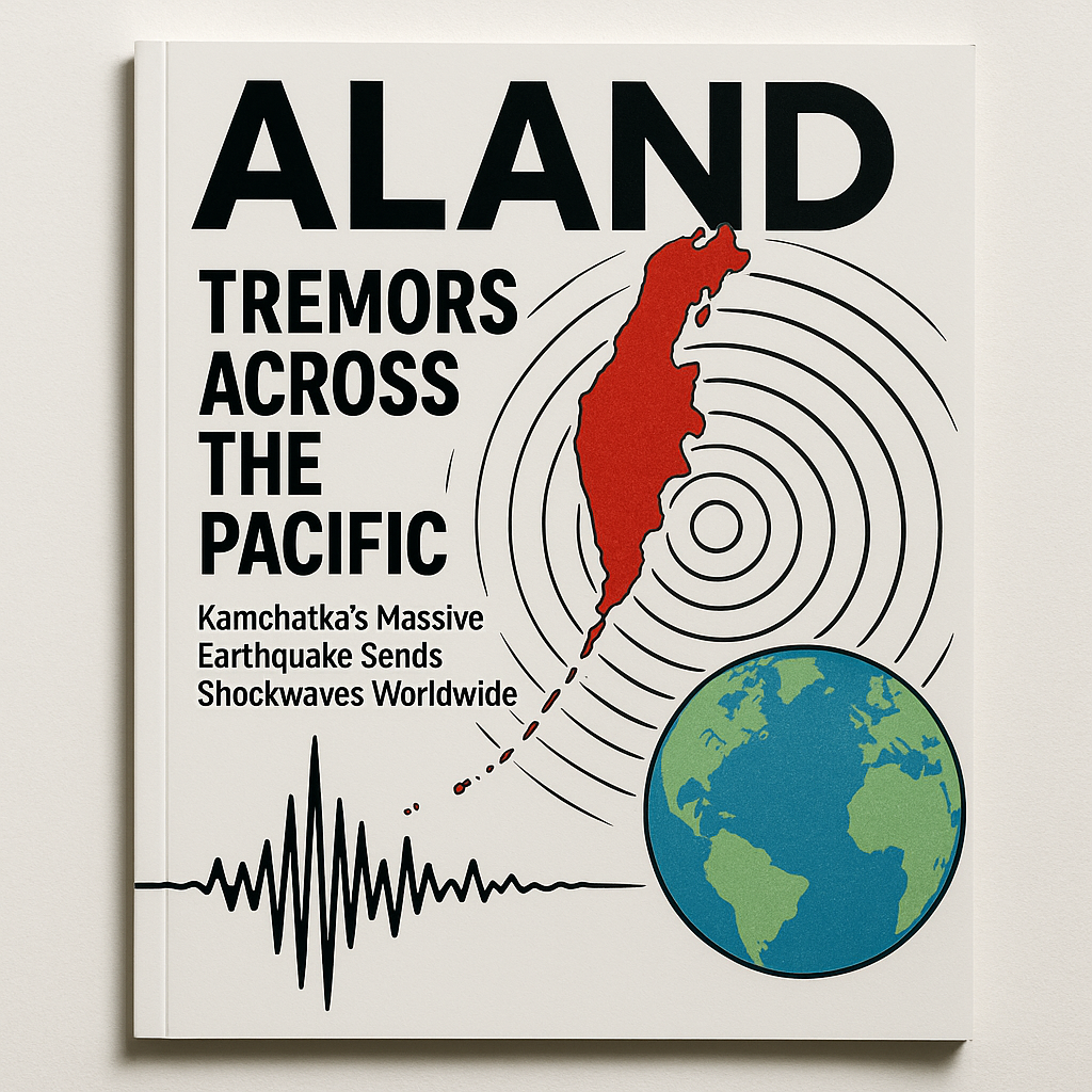  ALAND Magazine Cover - Tremors Across the Pacific Kamchatka Earthquake